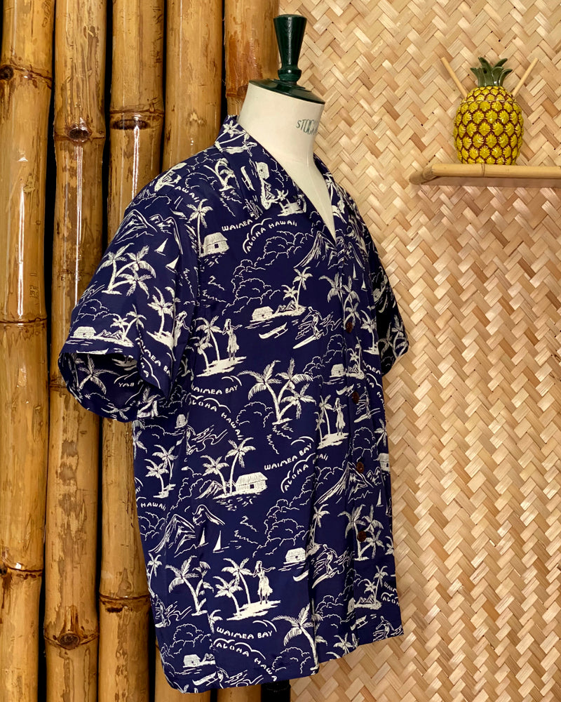 Micky Oye Waimea Bay Aloha Shirt
